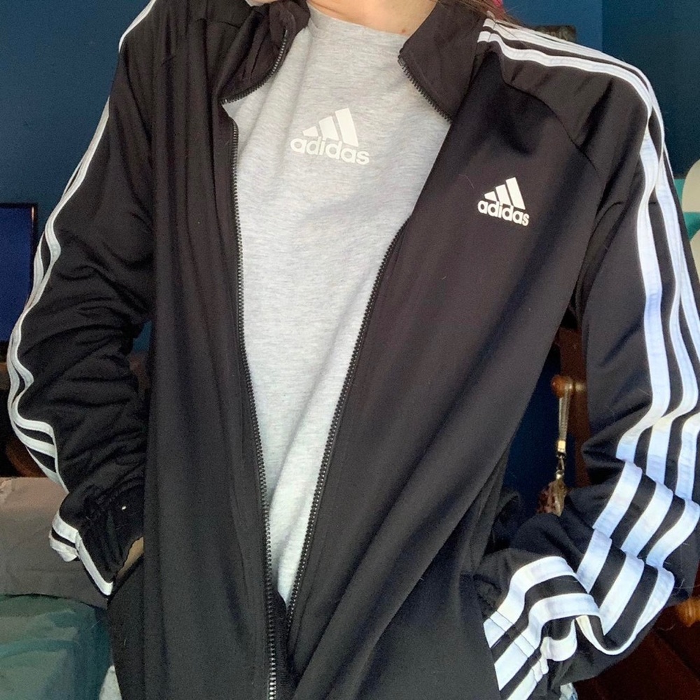 adidas zip up